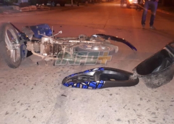 Maciel: un joven herido tras chocar una moto y un auto