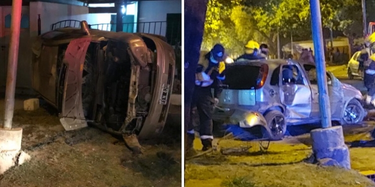 Impactante vuelco en San Genaro: tres mujeres heridas