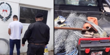 Un hombre de San Genaro aprehendido y recuperaron elementos robados en el cementerio