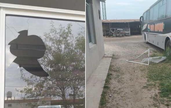 Rompieron vidrios en la Comuna de Gaboto y restringieron la circulación nocturna