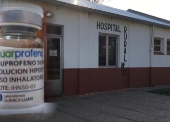 Dos pacientes de Gaboto están siendo tratados con ibuprofeno inhalado