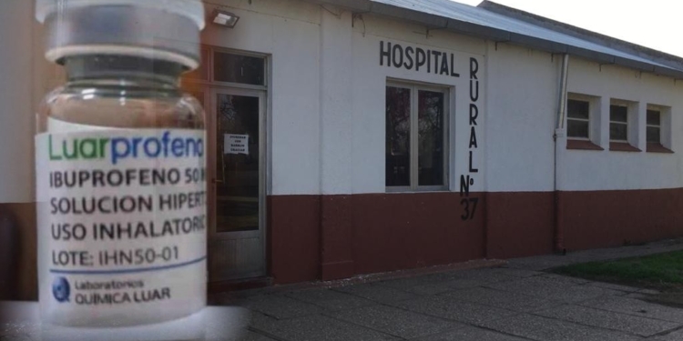 Dos pacientes de Gaboto están siendo tratados con ibuprofeno inhalado