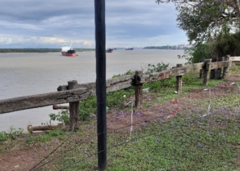 Susto y peligro: otro importante desprendimiento de la barranca en la región