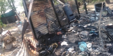 Una vivienda de Totoras se prendió fuego y sufrió daños totales