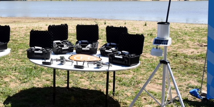 El Faro de Gaboto recibió equipamiento de punta para combatir incendios en las islas