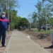 Construyen 5 km de veredas para unir Timbúes y Villa La Ribera