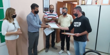 Diana entregó aportes en la región y fue declarado socio honorable por el club Sebastián Gaboto