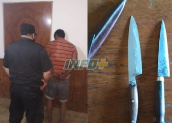 Un vecino de Maciel fue detenido tras atacar a su familia y luego a la policía