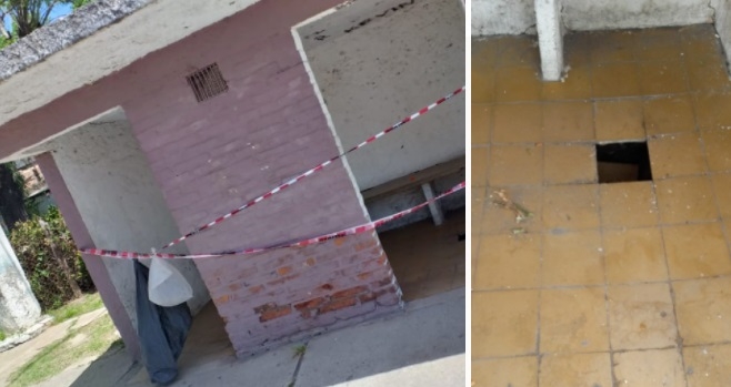 Cedió el piso de una garita en Monje y fue clausurada