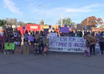 Marcharon por las calles de Timbúes contra la violencia de género