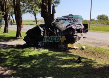 Tragedia en Oliveros: dos muertos tras estrellarse contra un árbol