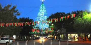 Barrancas habilitó el predio del ferrocarril para la celebración de jóvenes en Navidad