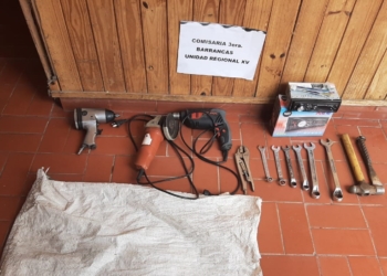 Barrancas: recuperaron valiosas herramientas robadas en un taller