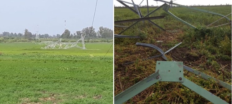 Colapsaron dos torres de la EPE y aseguran que fueron «actos de vandalismo»