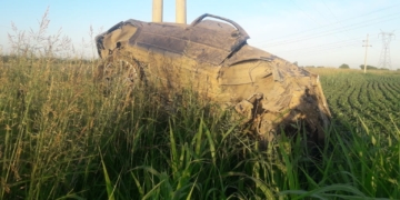 Murió un joven de Andino tras volcar en la Ruta 10