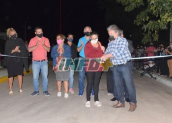 Timbúes: autoridades y vecinos inauguraron el nuevo boulevard