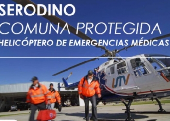 Serodino será área protegida con helicóptero de emergencias médicas UTV