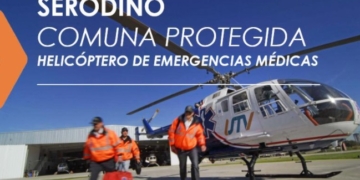 Serodino será área protegida con helicóptero de emergencias médicas UTV