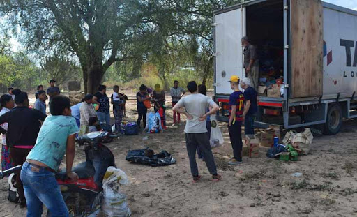Manos solidarias: juntan donaciones en Maciel y Oliveros para el impenetrable chaqueño
