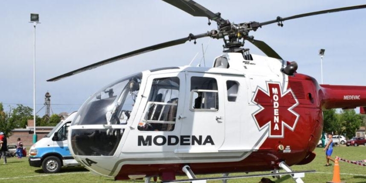 Otra localidad de la región contará con el servicio del helicóptero sanitario