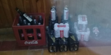 San Genaro: 4 jóvenes detenidos por robar bebidas en una distribuidora