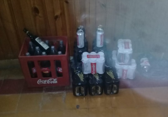 San Genaro: 4 jóvenes detenidos por robar bebidas en una distribuidora