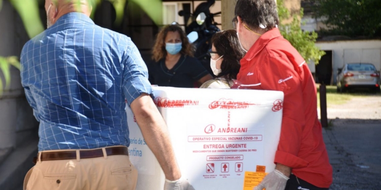 Llegó la vacuna a Totoras: son 200 dosis para el personal de salud