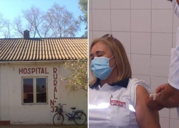 Maneja la ambulancia de Gaboto y es la primera vecina del pueblo en ser vacunada contra el Covid