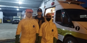 San Genaro: las bomberas hicieron historia con una intervención 100% femenina