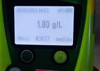 Conducía por Ruta 11 con 1.80 de alcohol en sangre