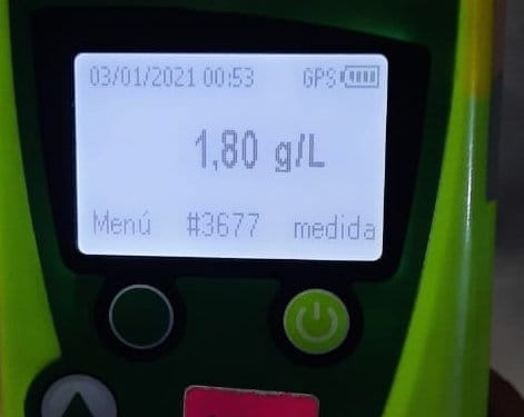 Conducía por Ruta 11 con 1.80 de alcohol en sangre