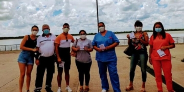 Trabajadores del SAMCo de Serodino se vacunaron contra el Covid