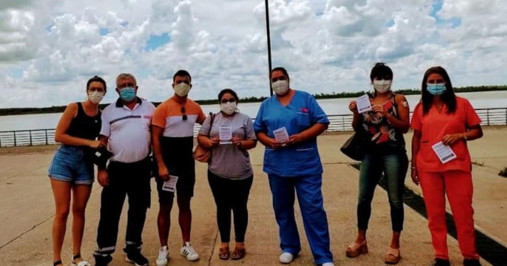 Trabajadores del SAMCo de Serodino se vacunaron contra el Covid