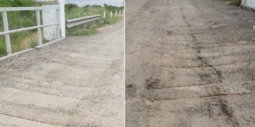 Tras los reclamos, arreglarán el puente de la Ruta 10, entre Clarke y Diaz