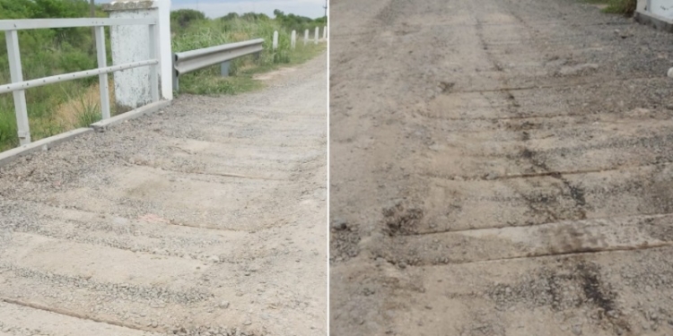 Tras los reclamos, arreglarán el puente de la Ruta 10, entre Clarke y Diaz