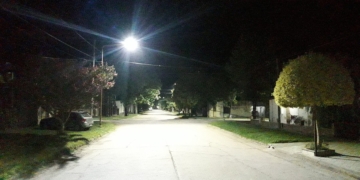 Barrancas sumó luminaria led en sus calles