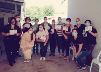 Personal del SAMCo Maciel se vacunó contra el Covid en Oliveros