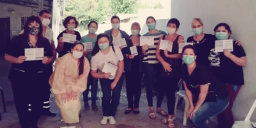 Personal del SAMCo Maciel se vacunó contra el Covid en Oliveros