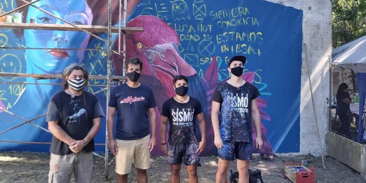 La Boca de Monje a puro color con el 2do Festival de Arte Público por el Agua