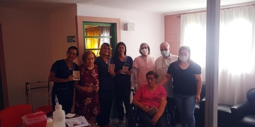 Gaboto: vacunaron a abuelos y personal del geriátrico contra el Covid