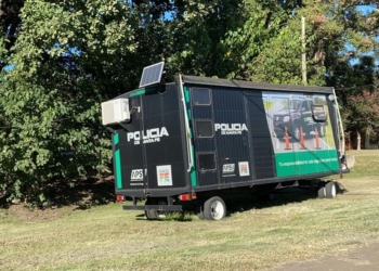 Volvieron a instalar la casilla Vial en La Ribera y Andino firmó convenio con la APSV