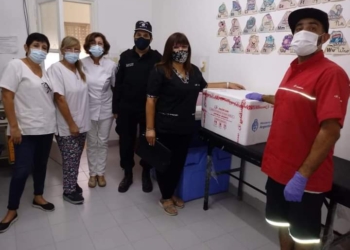 Llegaron las vacunas a Maciel y Gaboto