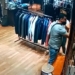 Robaban en un local de ropa y quedaron filmados