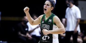 Agustina Bazán sigue sumando buenas actuaciones en la Liga Nacional