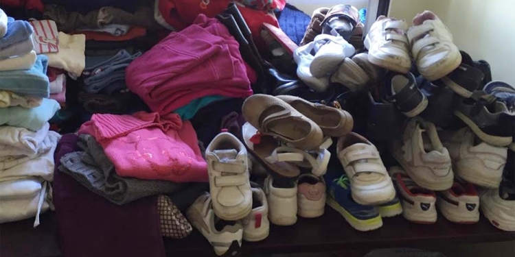 Vecinos de Totoras juntan donaciones y trabajan para crear un comedor