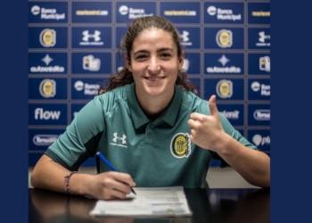 Lara López firmó su primer contrato con Central: «Estoy feliz de cumplir mi sueño»