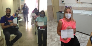 Los docentes de Maciel y Díaz comenzaron a ser vacunados contra el Covid