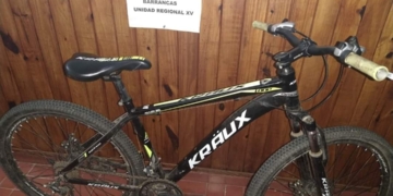 Recuperaron dos bicicletas en Barrancas robadas por menores de edad