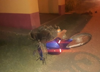 Timbúes: un hombre sufrió graves heridas en un choque entre un auto y una moto