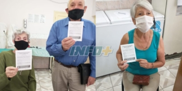 Pura emoción: vacunaron a 35 abuelos en el Samco de Díaz